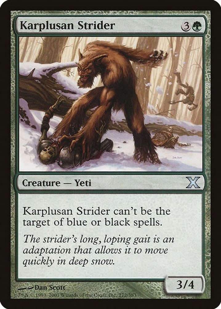 2007 Magic: The Gathering: 10E - Karplusan Strider (#272, Uncommon, Near Mint)