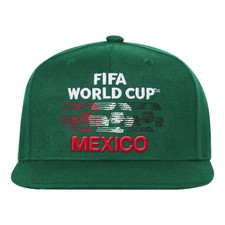Outerstuff FIFA World Cup 2026 Country Flatbrim Snapback One Size, Mexico