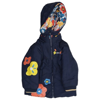 Boboli, Wendejacke, Mädchen, Größe: 92, Blau/Mehrfarbig, Polyester, Blumen #Mes