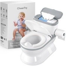 Toddler Potty Training Toilet, Larger Potty Chair, Detachable Seat
