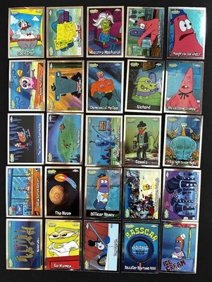 2025 Topps Chrome SpongeBob SquarePants 50x Lot - No Dupes