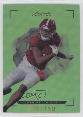 2022 Keepsake Football Edition Green 48/150 John Metchie III #33 Rookie RC 0ys7