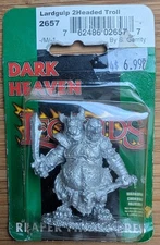 Reaper Miniatures Lardgulp 2 Headed Troll  #2657 Dark Heaven Legends (metal)
