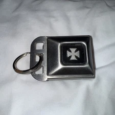 SeatBelt Release Mechanism Buckle Clasp Key Chain Ring Holder Metal Seat Belt