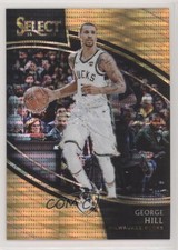 2018 Panini Select Courtside FOTL Neon Orange Pulsar Prizm 2/13 George Hill 0f8