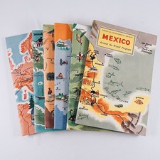 Vintage American Geographical Society Around the World Program Book Set