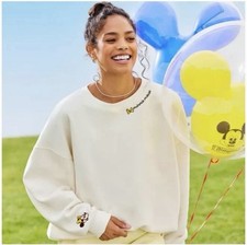 Disney Parks Minnie Mouse Fashion Pullover Sweatshirt for Women Size XS