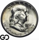 1951-S Franklin Half Dollar, Gem BU++