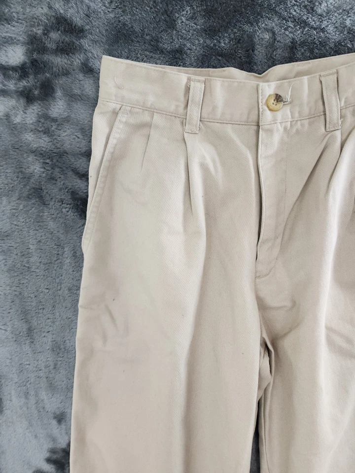 Pantalones Cherokee Caqui Tostado Claro Niños Talla 10 Calce Regular 100% Algodón Foto 4 de 4