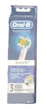 Oral-B 3D White X 3 Replacement Brush Heads New In Box