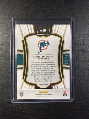 2025 Select - Chris Chambers - Orange #199 Miami Dolphins /399