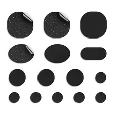 45PCS Down Jacket Repair Patch for Puffer Jackets Three Sizes, Pre-Cut-Black