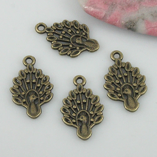 26pcs antiqued bronze color peacock design charms EF0563 - Image 1 of 1