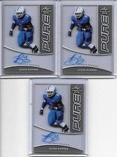 2015 Leaf Trinity Alvin Bud Dupree Charcoal PURE Glass Auto RC DE Steelers