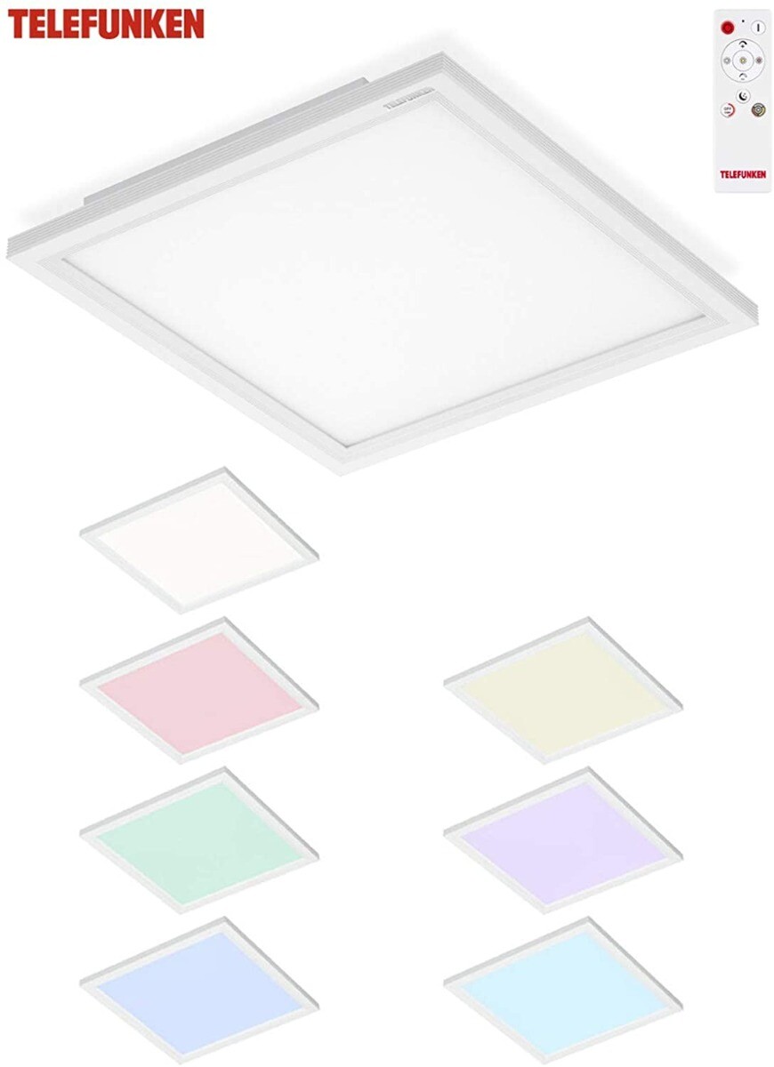 Telefunken Pannello LED 21W 1800lm 4000K 30x30 con Telecomando Offerta