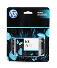 HP #63 Tri color  Ink Cartridge 63 F6U62AN NEW GENUINE - 100 pcs