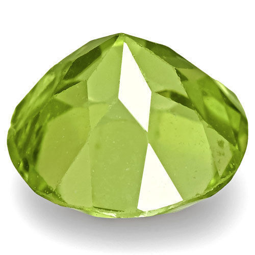 INDIA Sphene 0,52 cts verde brillante naturale non trattato rotondo - Foto 2 di 2