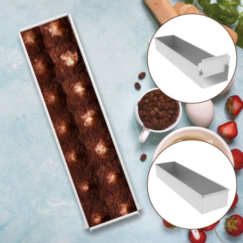 Rectangle Non-Stick Cake Mould Pan Aluminum Alloy Baking Tray Bake Plate-