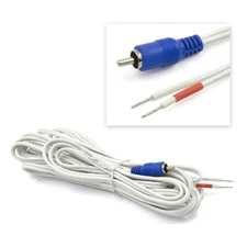 Bose-RCA to Bare Wire Speaker Cable Acoustimass Lifestyle Dark Blue 20ft White