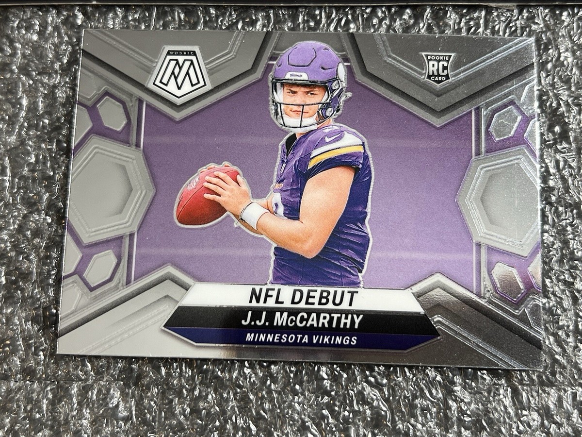 2024 Mosaic J.J. McCarthy 275 NFL Debut Base Rookie RC MN Vikings