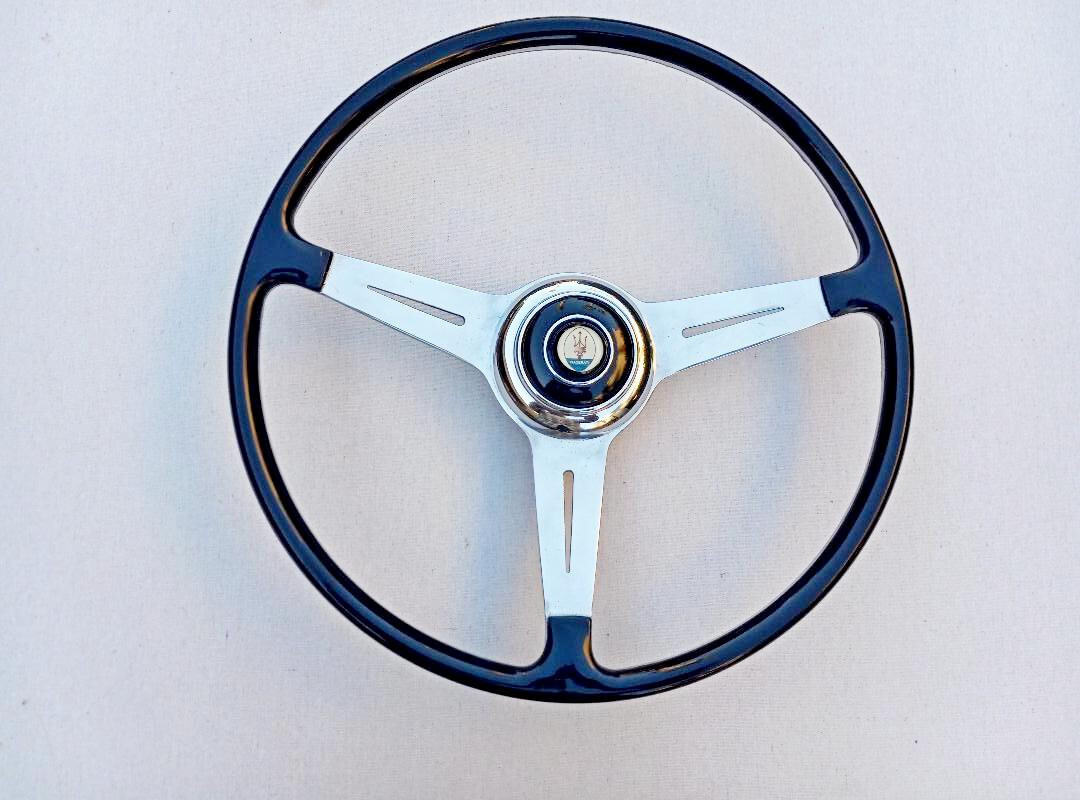Maserati Original Vintage Sebring/3500GTI Steering Wheel & Original Horn Button!