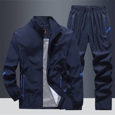 Men's Tracksuits Sets Long Sleeve Jacket and Pants 2 Piece Sweatsuit Outfits
