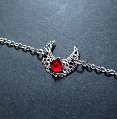 Moon Goddess Silver Crown Circlet Headpiece Headdress Gothic Goth Jewelry Wicca - Picture 11 of 19