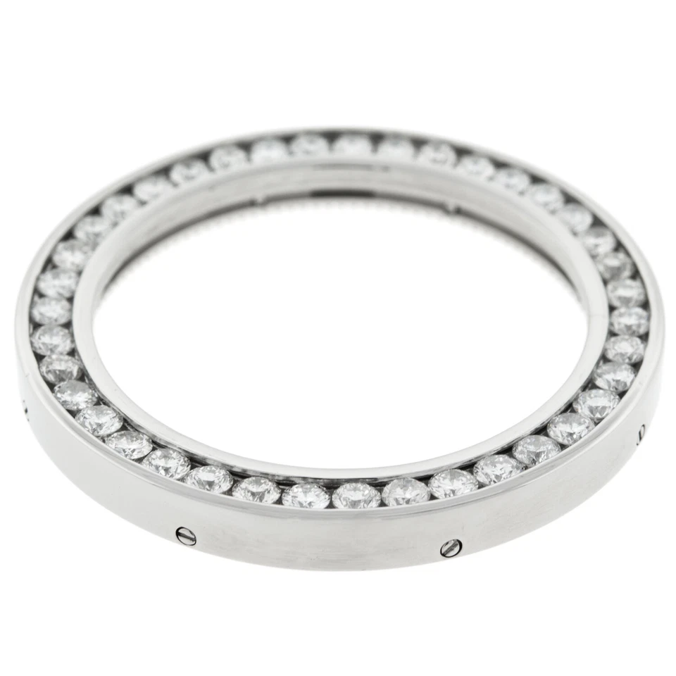 Custom 5.5Ct Diamond Bezel For Breitling Super Avenger A133710 Steel Men Watch - Image 3 of 4