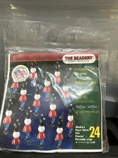 Beadery Holiday Beaded Ornament Kit Mini Toy Soldier Makes 24, RARE 7447
