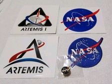 Lot #1 NASA MEATBALL PIN PATCH STICKER Stickers Lot