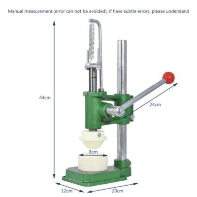 Popular Egg Tart Making Machine Manual Type Cast Iron Metal Egg Tart Skin Maker