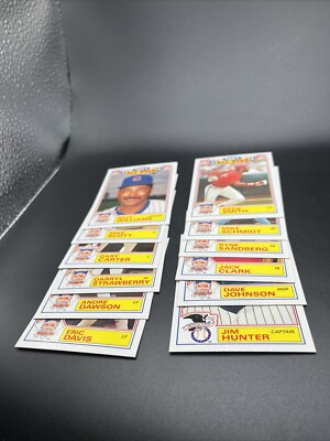 1988 Topps Glossy All-Star Complete Set 1-22 - Cal Ripken, Jr, Schmidt - Lot6714