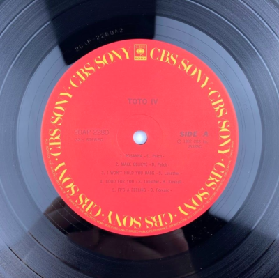Toto IV Japan Import Rosanna Africa 80s Classic Rock Pop vinyl