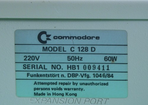 Commodore 128D PC Personal Computer Klassiker (1017) - Afbeelding 7 van 7