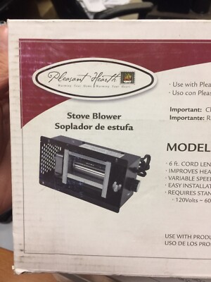 Pleasant Hearth Stove Blower for Vent Free u0026 Wood Burning - PBAR-2427 - NEW  872076013679 | eBay