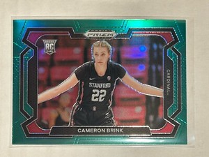 Cameron Brink 2024 Panini Prizm Draft Rookie Variation Green Prizm #89 Sparks