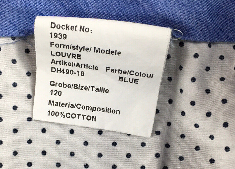 Daniel Hechter Louvre Chino Pants 100% Cotton Blu… - image 4