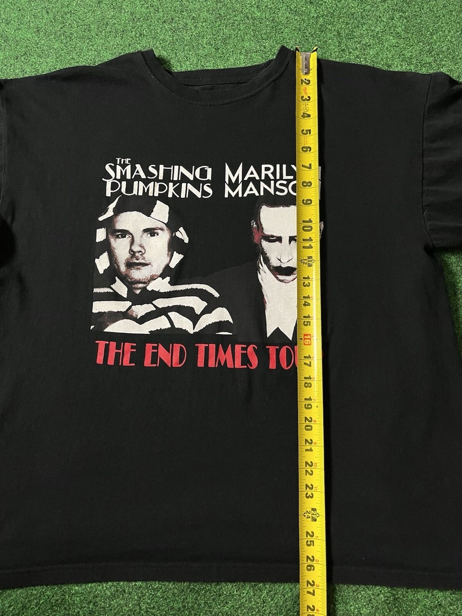 Marilyn Manson Tシャツ THE END TIMES TOUR Smashing Pumpkins X Marilyn Manson Shirt - End Times Tour