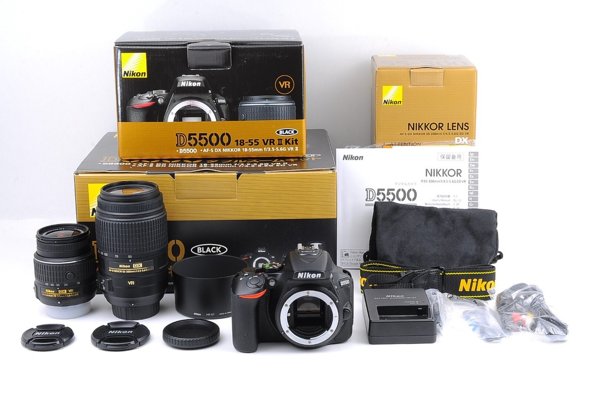 Nikon - Nikon D5500 18-55 VR Ⅱ kit Amazon.com : Nikon D5500 DX-format Digital SLR w/ 18-55mm VR