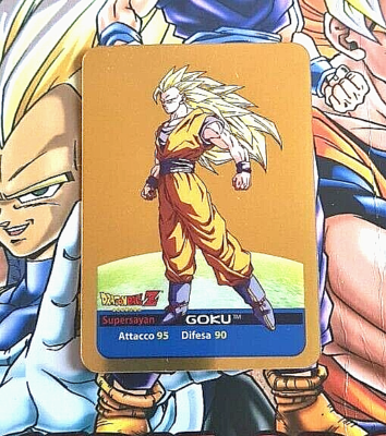 Lamincard Edibas Dragonball - Goku Super Saiyan 3 (SSJ3) #16 - Série Oro 2006 - Rare