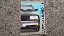 MITSUBISHI COLT SAPPORO TURBO SALES BROCHURE 1982