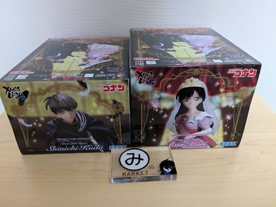 Detective Conan Xross Link Figure Shinichi Kudo Ran Mouri Set SEGA