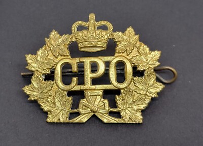 Antique Canada Post Office Brass Badge, Post-WW2 Era (CPO2) | eBay