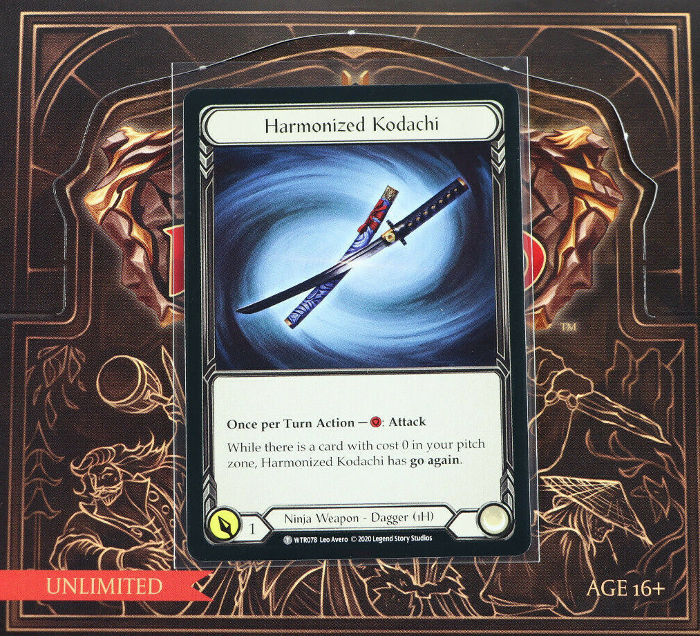 Flesh And Blood Double Sided Anothos WTR040 Harmonized Kodachi