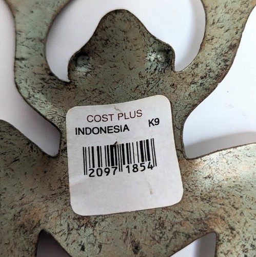 3 Frog Wall Hanger Hanging Hooks Patina Brass 9" - Picture 6 of 6