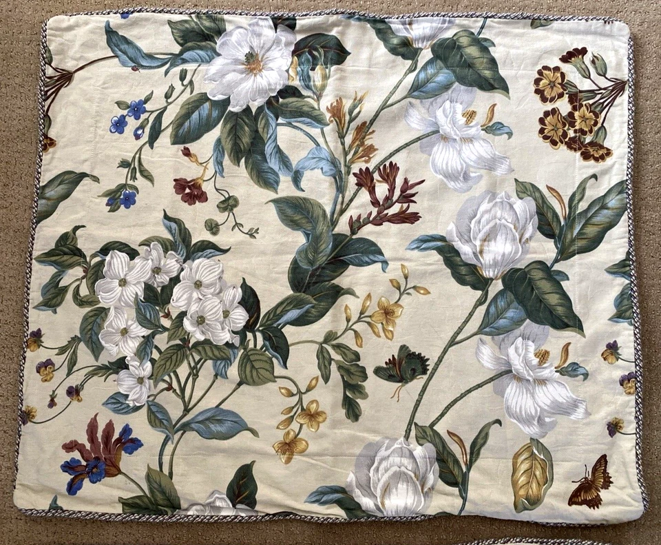 Par 2 fundas de almohada Waverly Williamsburg Magnolia King jardín rural francés Foto 2 de 4