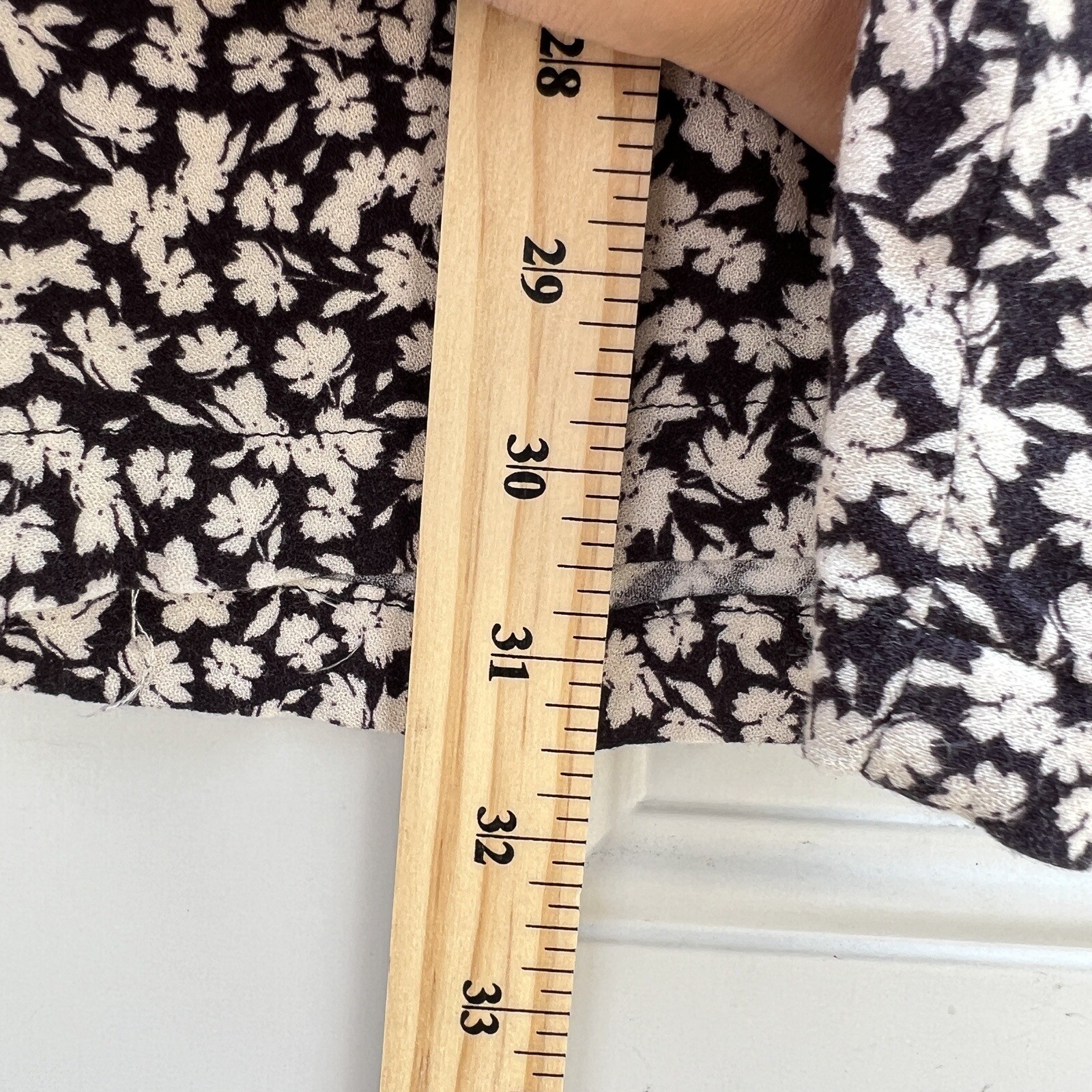 French Connection Collared Button down Floral bla… - image 8