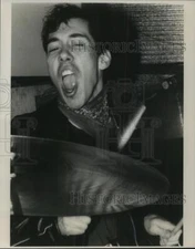 1981 Press Photo Tom Mohan "Cat Tails" Drummer - mja65671
