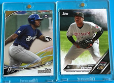 2016 BOWMAN PLATINUM - DAVID DENSON (RC) #TP-DDE + 2016 TOPPS PRO DEBUT (RC