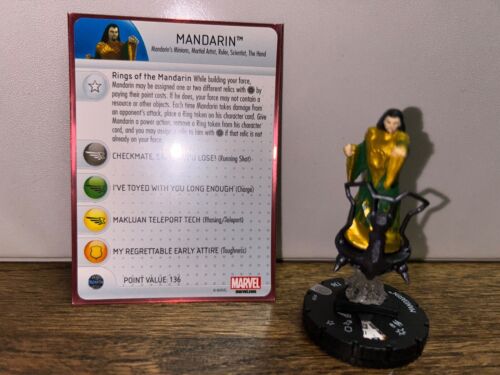 MANDARIN #030 The Invincible Iron Man Marvel Heroclix RARE - Picture 1 of 1
